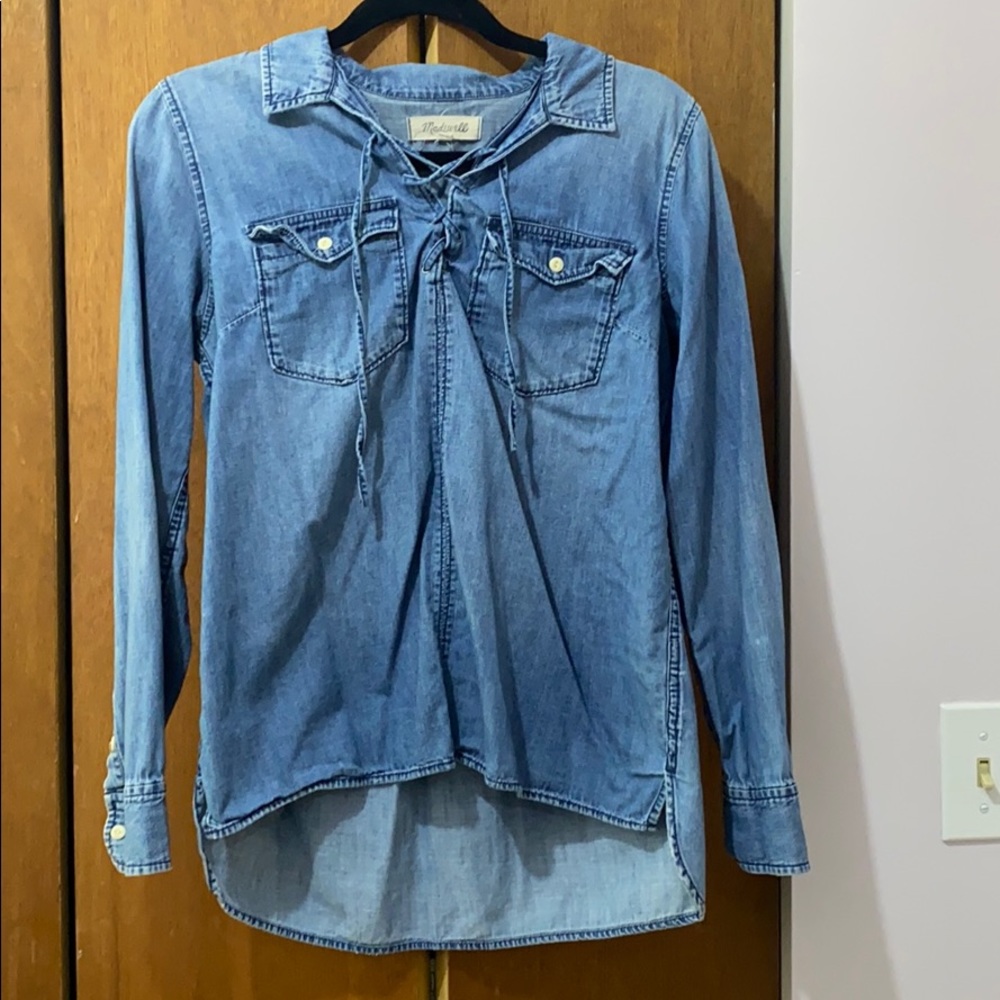 Denim top